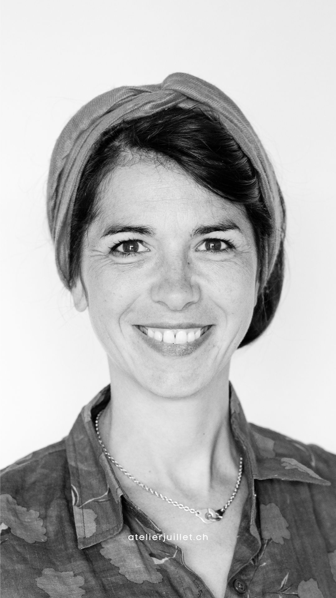 Portrait entrepreneuse noir et blanc